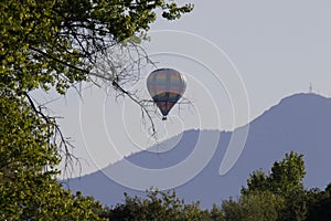 Hot air balloon. Riverfront Regional Park, Sonoma Wine Country, California