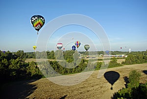 Hot Air Balloon Shadow photo