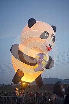 Hot air balloon show in Harod Spring