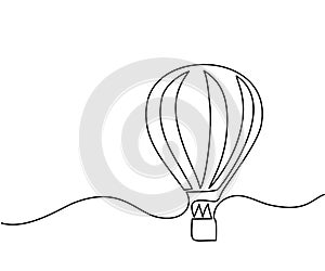 Hot air balloon sign