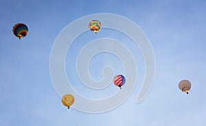 Hot Air Balloon on Summer Day