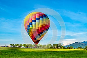 Hot air balloon in Taitung