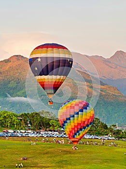Hot air balloon in Taitung photo