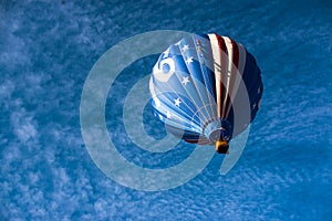 Hot Air Balloon Takes Flight