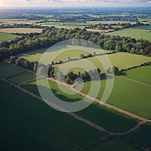 The hot air balloon is in the United Kingdom.