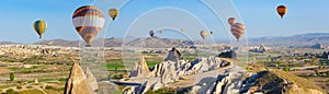 Hot air ballooning in Cappadocia, Turkey photo