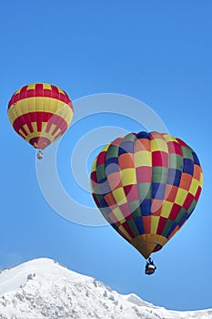 Hot air balloons