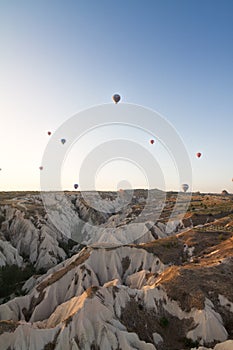 Hot air balloons