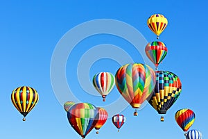 Hot air balloons