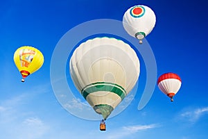 The hot air balloons
