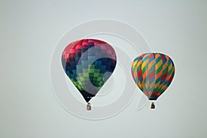 Hot-Air Balloons in Flight