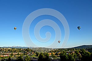 Hot Air Balloons Over Bend Oregon photo