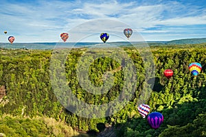Hot Air Balloons Over Letchworth State Park