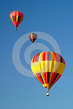 Hot air balloons in the sky photo