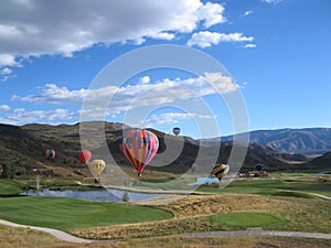 Hot Air Balloons in Snowmass