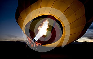 Hot air baloon burner