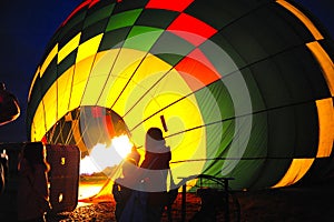 Hot air baloon burner