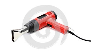 Hot air gun. isolated on a white background