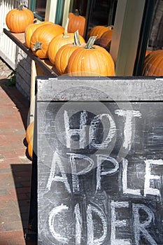 Hot Apple Cider For Sale - And Pumpkins!