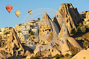 Hot Balloons over Uchisar