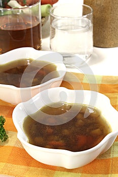 Hot Beef Consomme