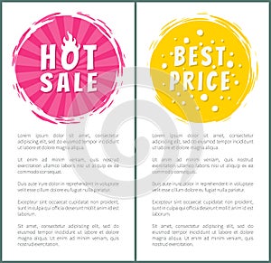 Hot Burn Sale Best Price Choice Set Label Poster