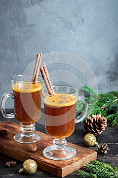 Hot buttered rum