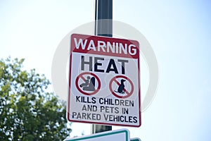 Hot Car Heat Warning