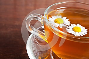 Hot chamomile tea