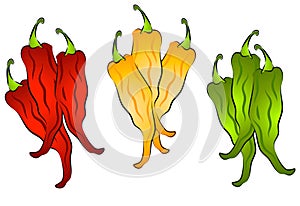 Hot Chili Peppers Clip Art 2