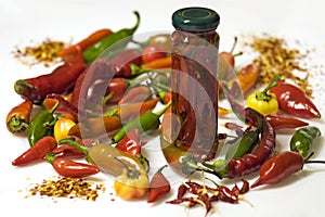 Hot chilli peppers