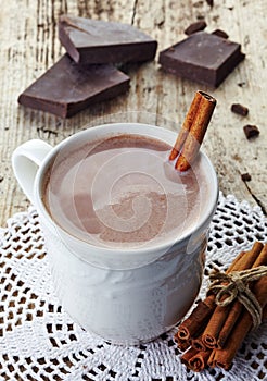 Hot chocolate drink