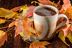 Hot Chocolate in the Fall