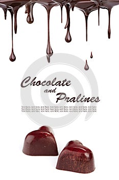 Hot chocolate pralines