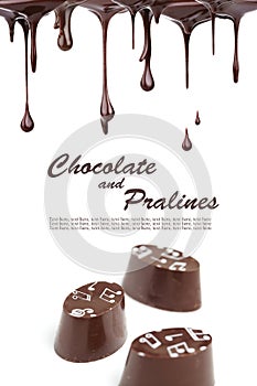 Hot chocolate pralines