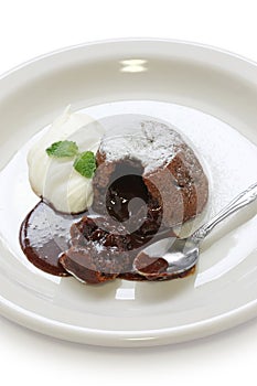 Hot Chocolate Pudding , Fondant au chocolat photo