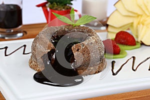 Hot Chocolate Souffle