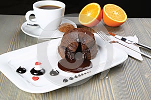 Hot Chocolate Souffle