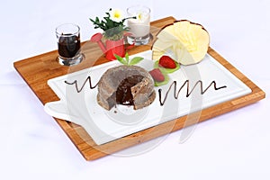 Hot Chocolate Souffle