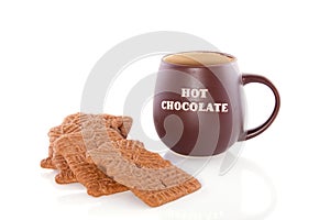Hot chocolate with speculaas