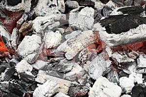 Hot coals