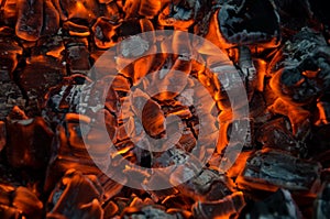 Hot coals photo