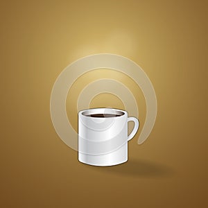Hot coffee cup Illustration