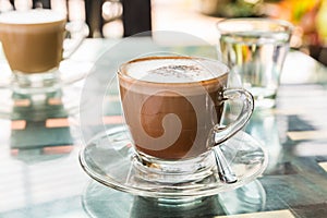 Hot coffee (mocaccino)