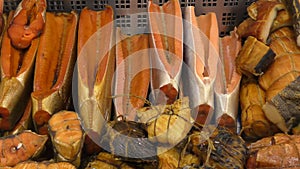 Hot and cold smoked products from wild Pacific fish