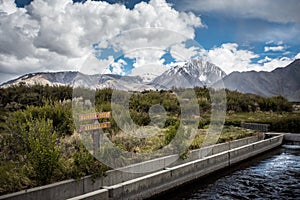 Hot Creek Fish Hatchery in Mammoth Lakes breeds Rainbow Trout, which are stocked in nearby lakes for fishing