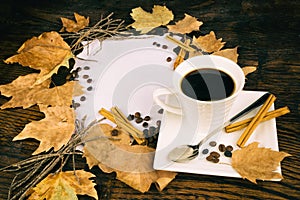 Hot cup of coffe