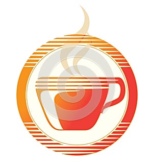 Hot cup icon
