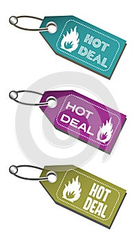 Hot deal tags