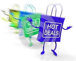 Hot Deals Bags Represent Discounts and Bargains